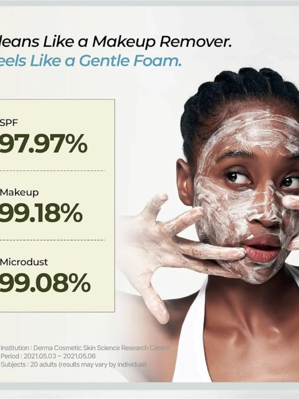 BRMUD‎ Relief Mud Pack to Foam Cleanser